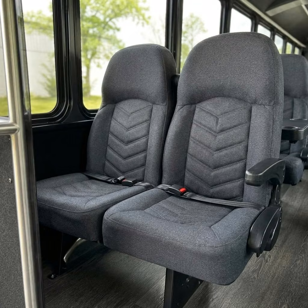 gadsden 25 passenger minibus high back seats
