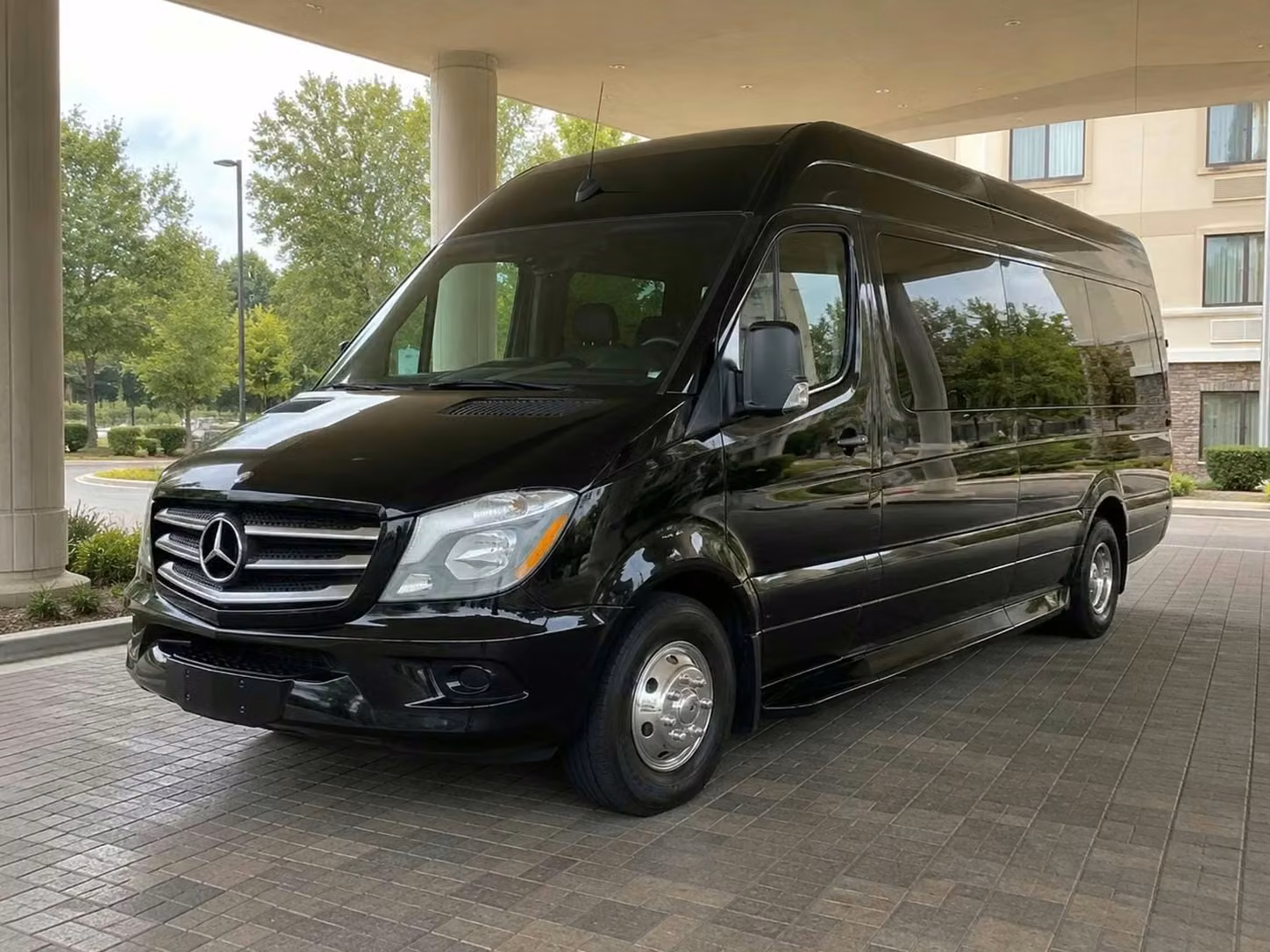 gadsden sprinter van rental with driver tinted windows