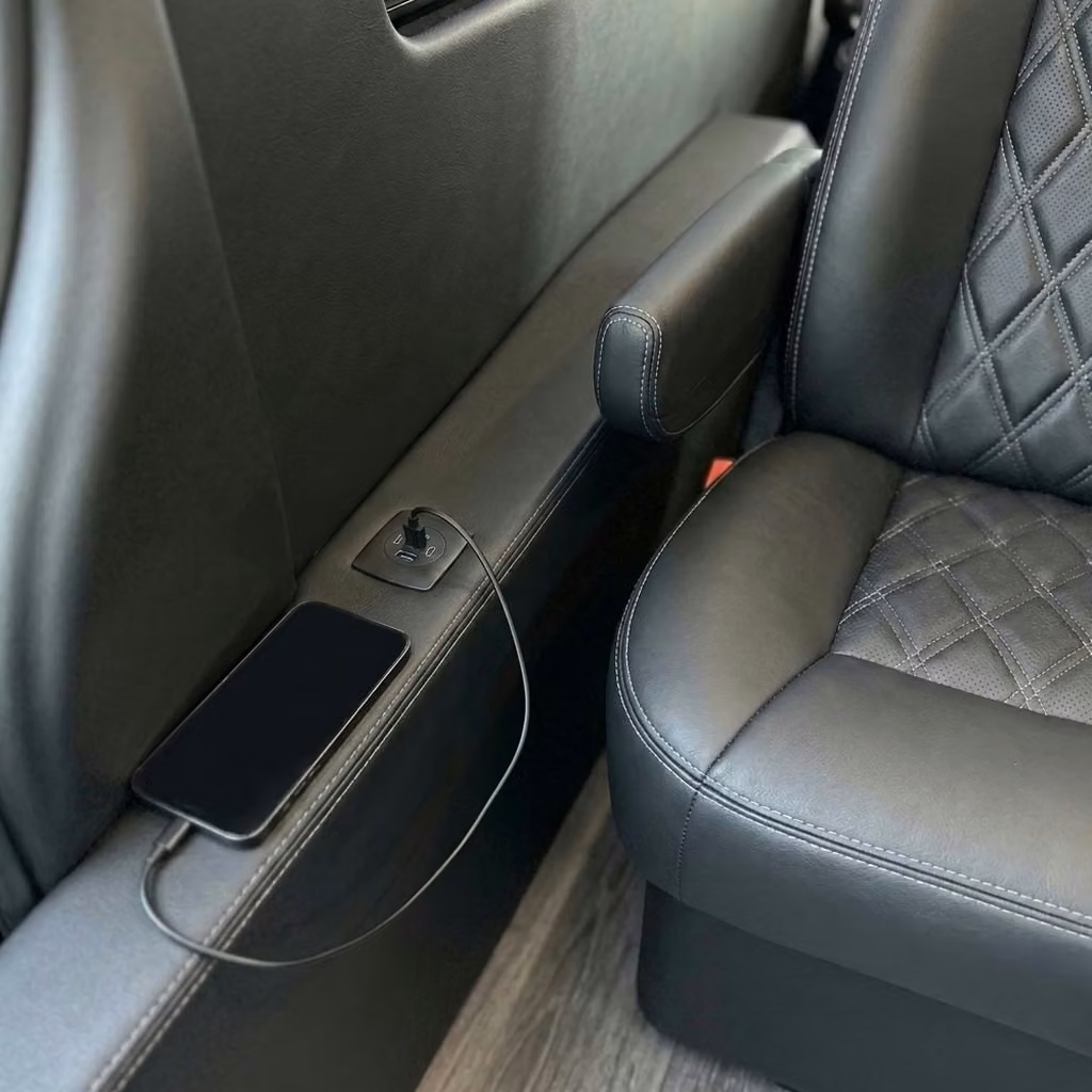 gadsden sprinter van rental with driver usb charging