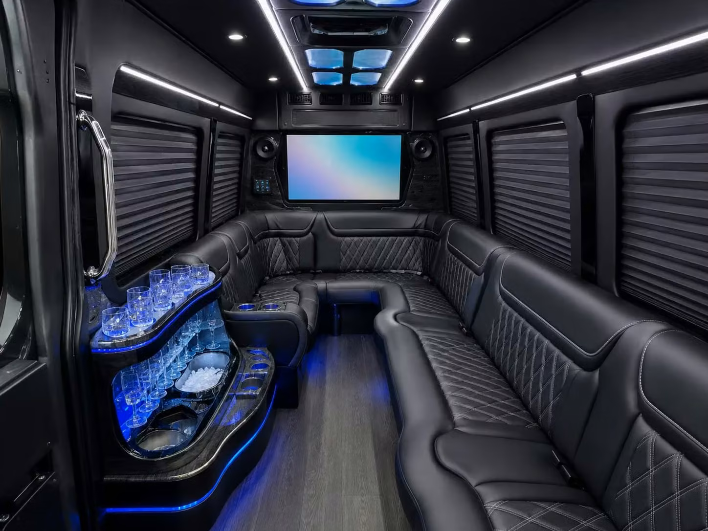 gadsden upgrade from yellow school buses seatbelts a c wifi tvs and restrooms