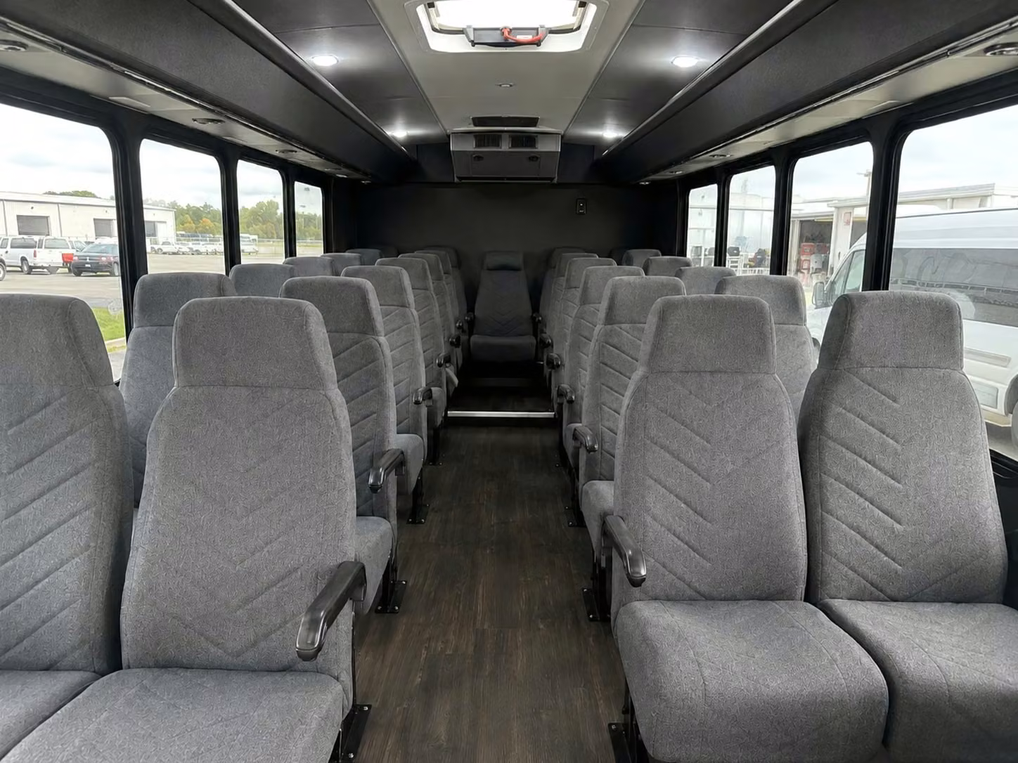 15 passenger minibus interior