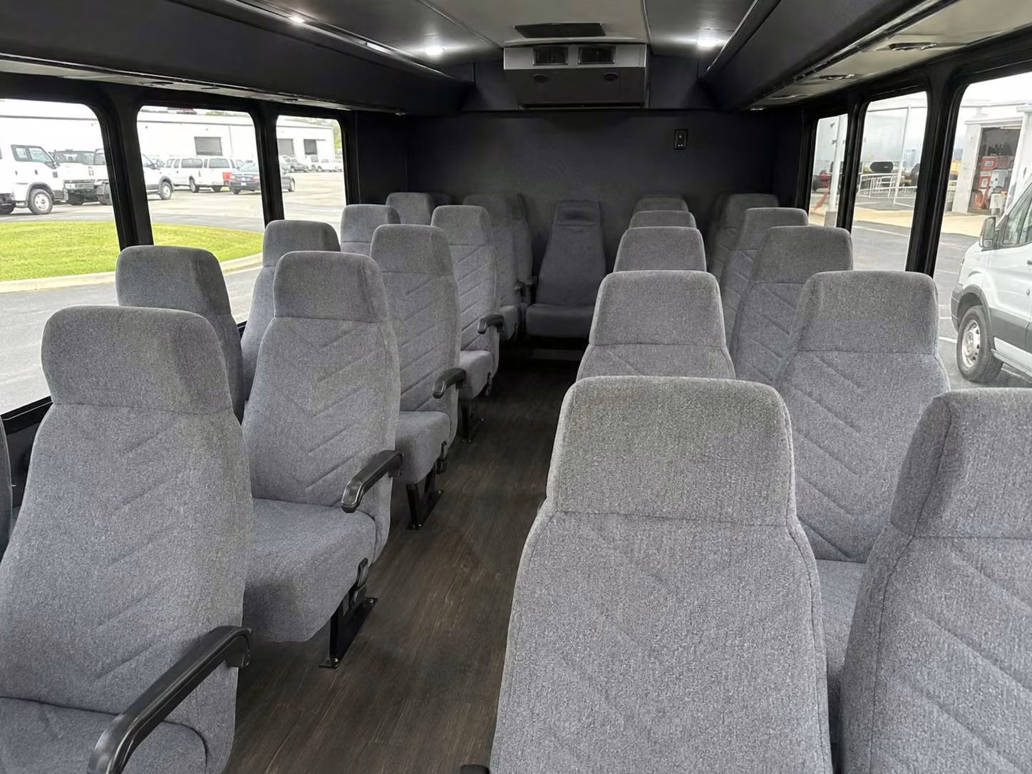 18 passenger minibus interior